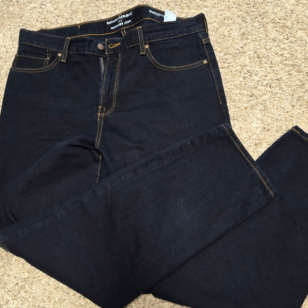 Jeans Banana Republic Heritage Jeans | 34x32 | Straight Leg | Like New Dark Wash